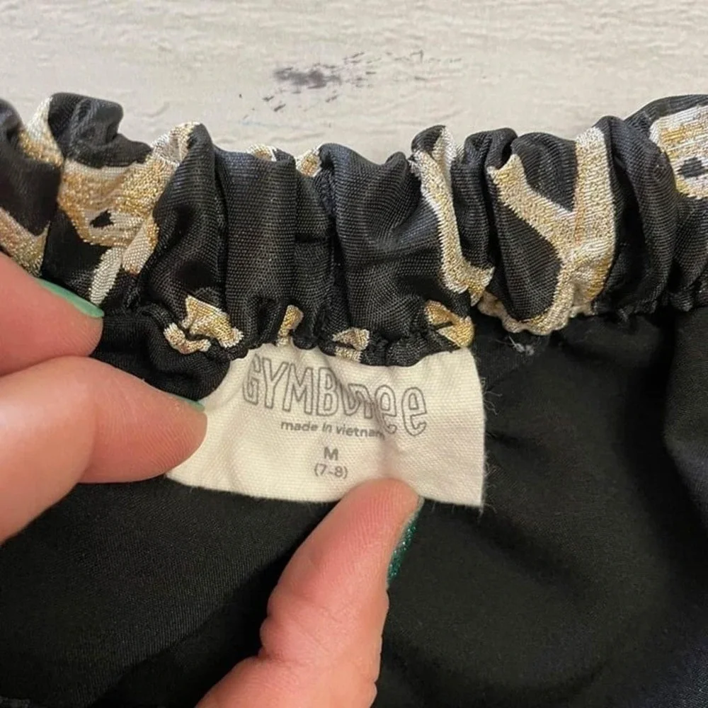 Gymboree Black Deer‎ Party Skirt 7/8